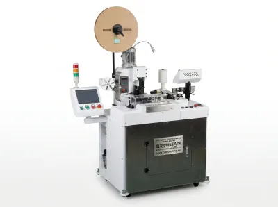Automaattinen 5-johtoinen lankaleikkaus-riisutus-puristustinakone WPM-109 - Automaattinen langan puristuskone