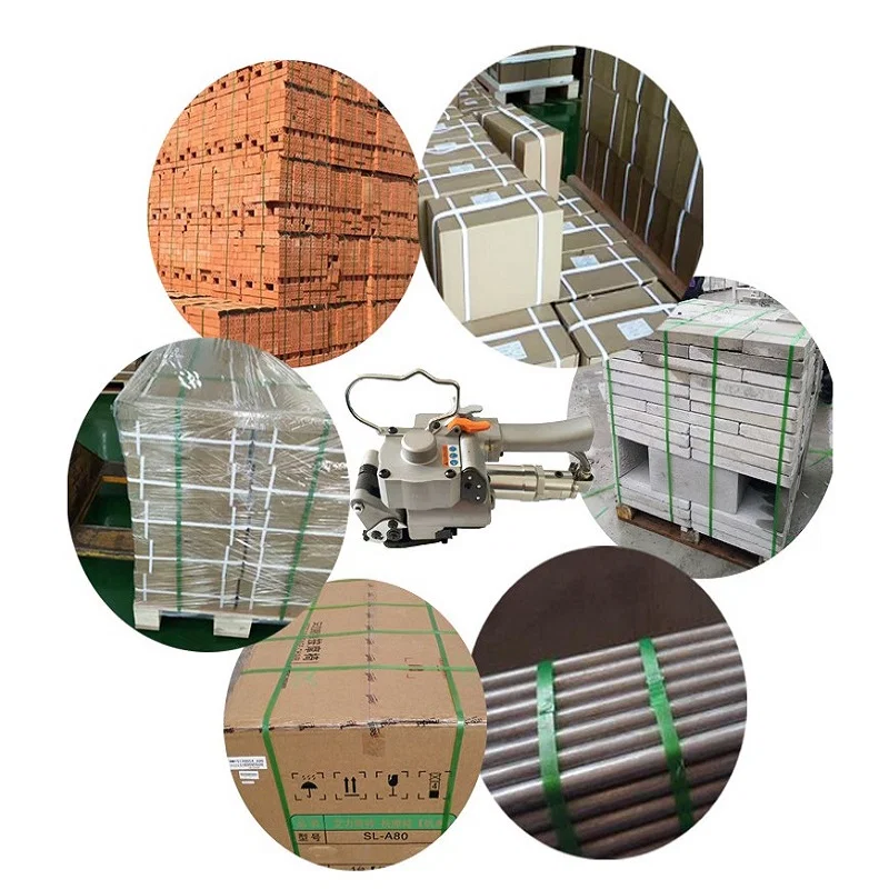 Käsikäyttöinen pneumaattinen yhdistelmätyökalu hihnojen kiinnittämiseen, lemmikkien kiinnitystyökalu, pneumaattinen kiinnitystyökalu, yhdistelmäkiinnitystyökalu