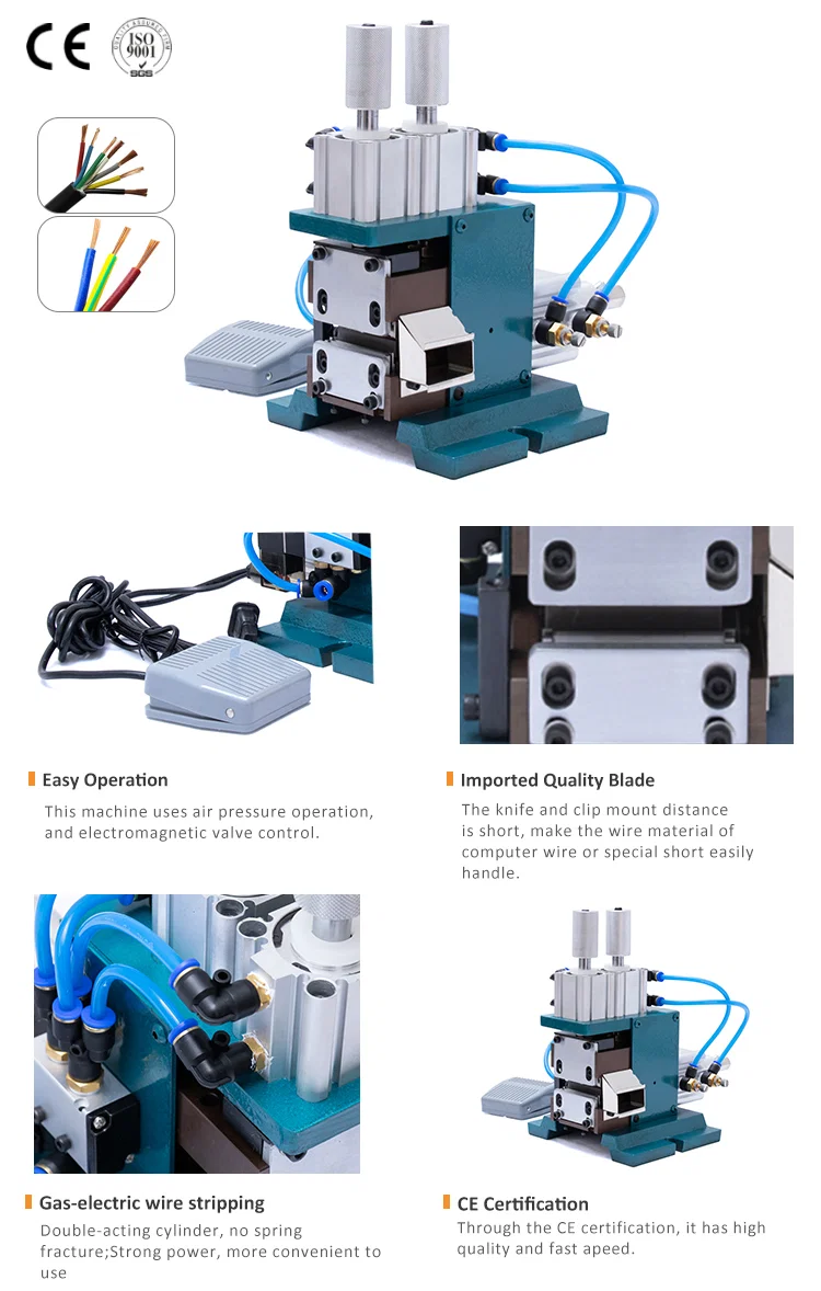 Pneumatic Wire Stripping Machine, Wire Stripping Machine, Pneumatic Strapping Machine Pneumaattinen langan poistokone, johdon poistokone, pneumaattinen kiinnityskone