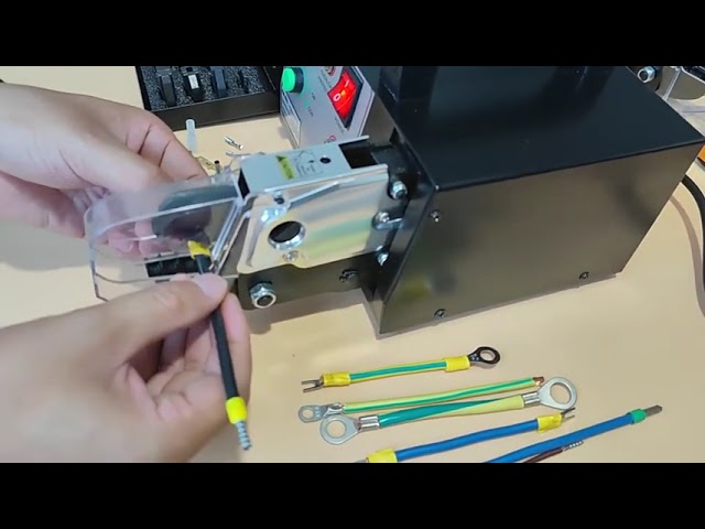 Hot Sale Electrical Cable Lug Cold Pressed Terminal Crimping Machine   Wire Crimper