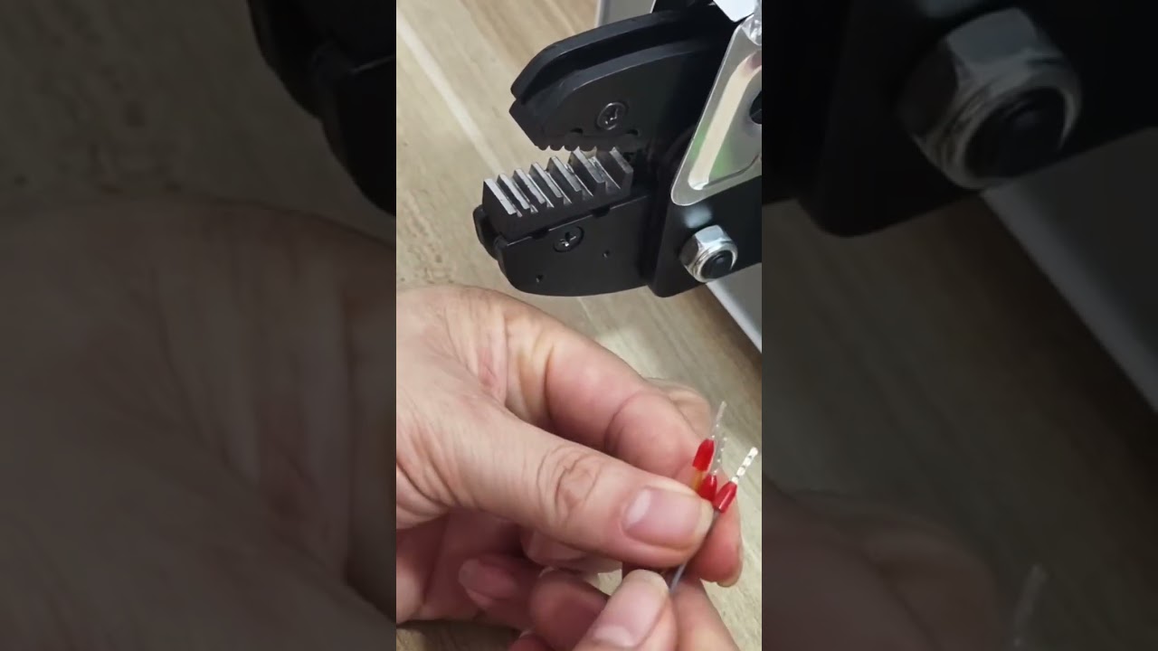 Electric Terminal Crimping Machine Crimping 0508 Tube Terminals #factory #machine #copper