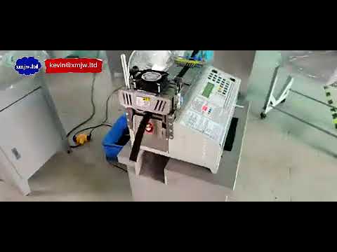 Automatic Polyester Belt Hot Cold Blade Cutting Machine