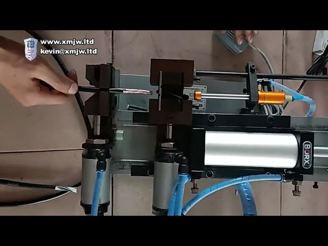 310 Computer Wire Peeling Machine Multi core Wire Pneumatic Hot Stripping Machine