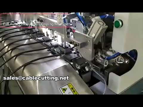 full automatic us eu plug cord making power cable cutting stripping crimping machine wpm-3600a