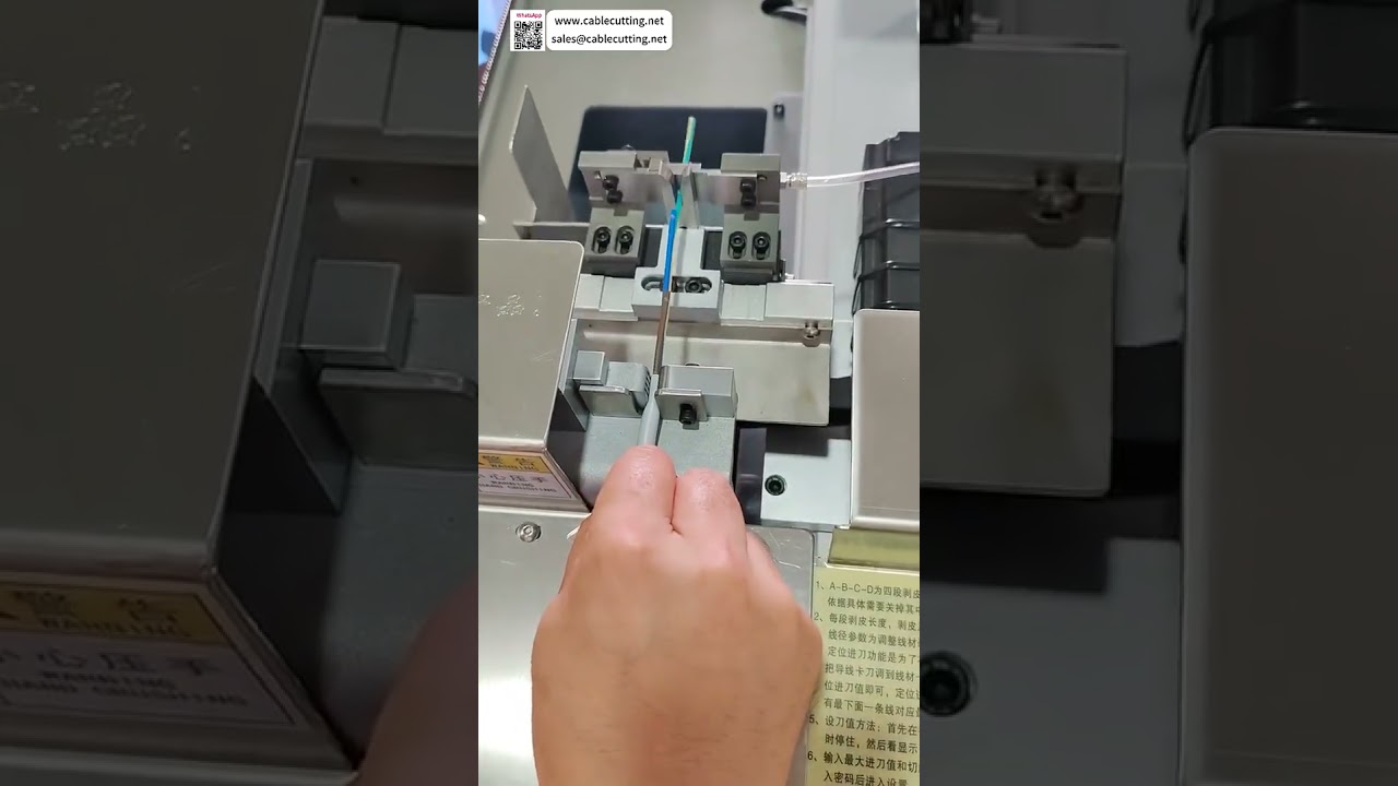 Auto LongShort Cable Cutting & Stripping Machine  Boosts Power Cord Production Efficiency