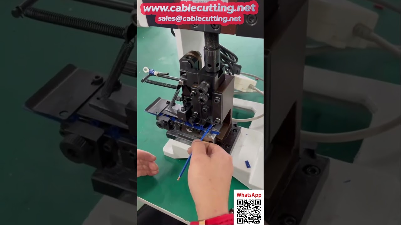 Máquina de crimpado de terminales personalizable alimentación automática opcional