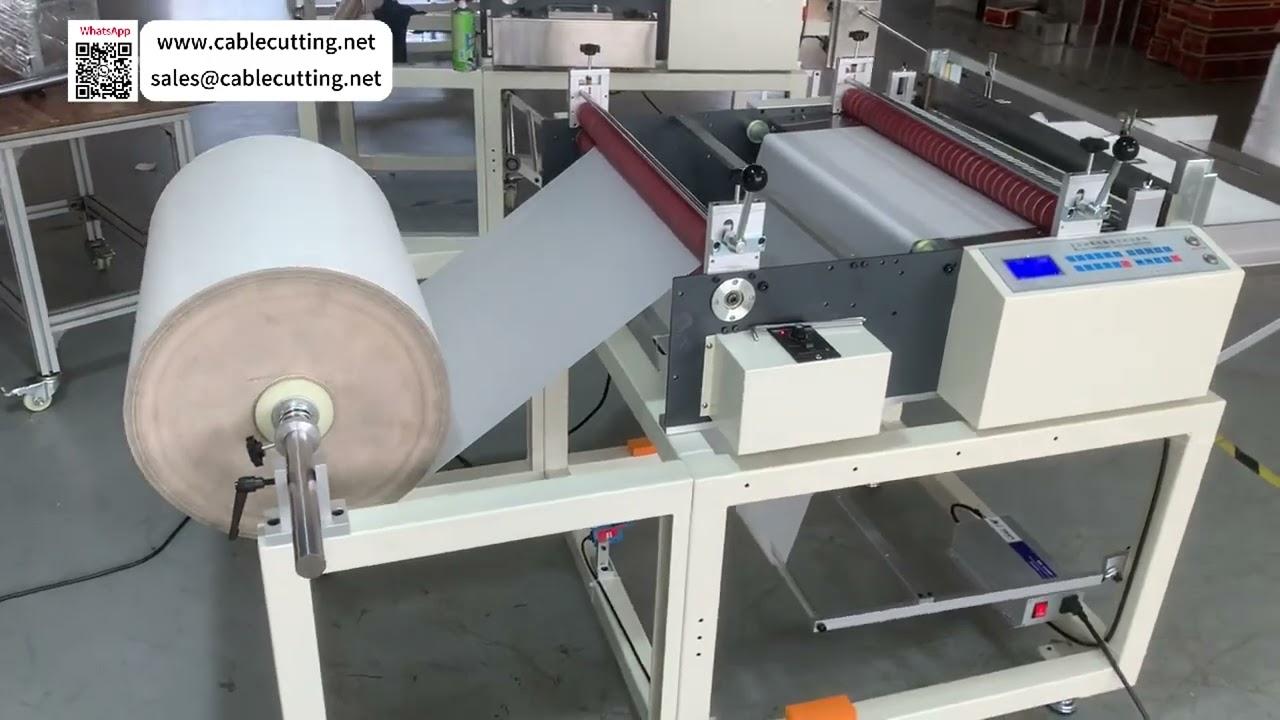 Stable Smooth Automatic Sheet Cutter Paper Slicing Roll Processing Setups Machinery Tools