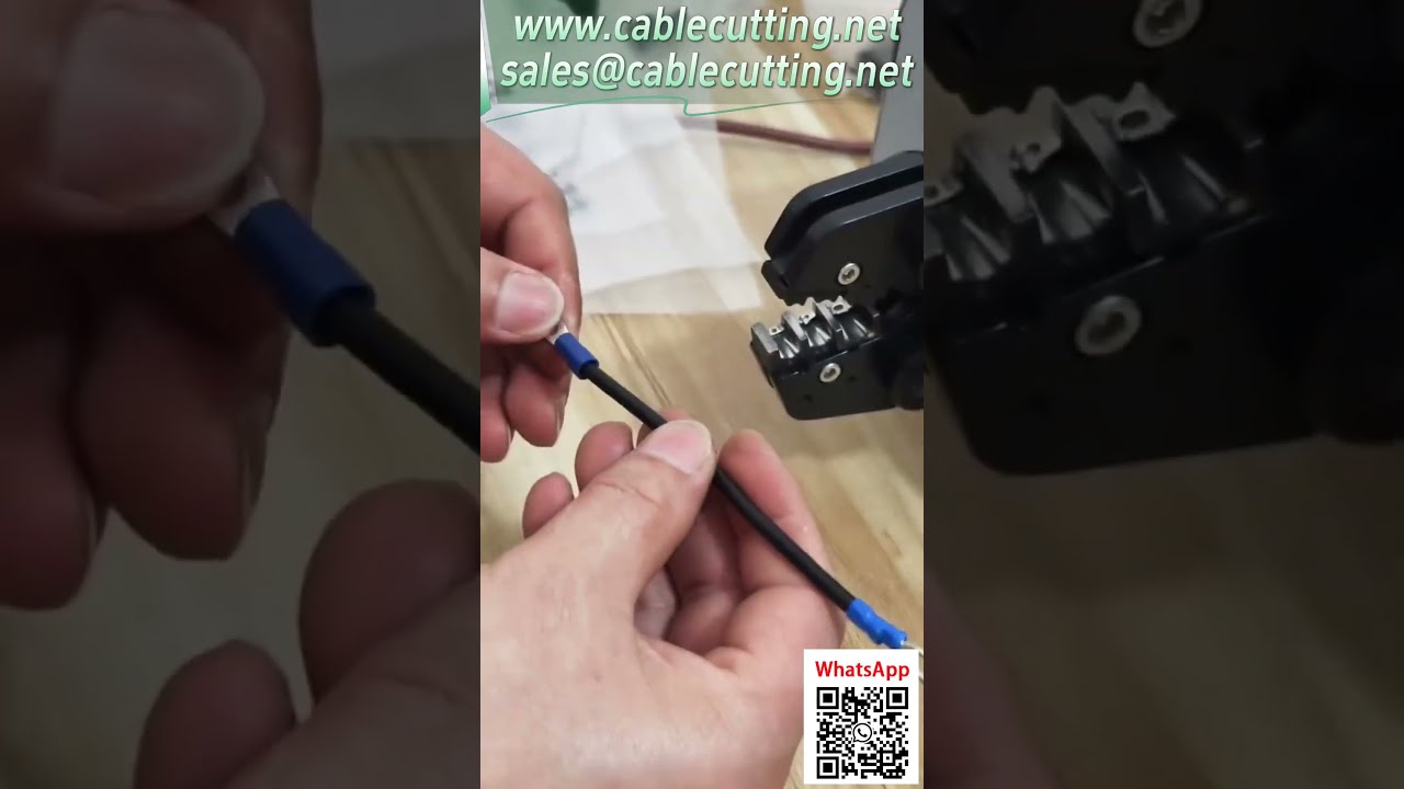 Pneumaattinen liitinpuristin – Nopea muotinvaihto testissä 0.25–16 mm² #automaatio