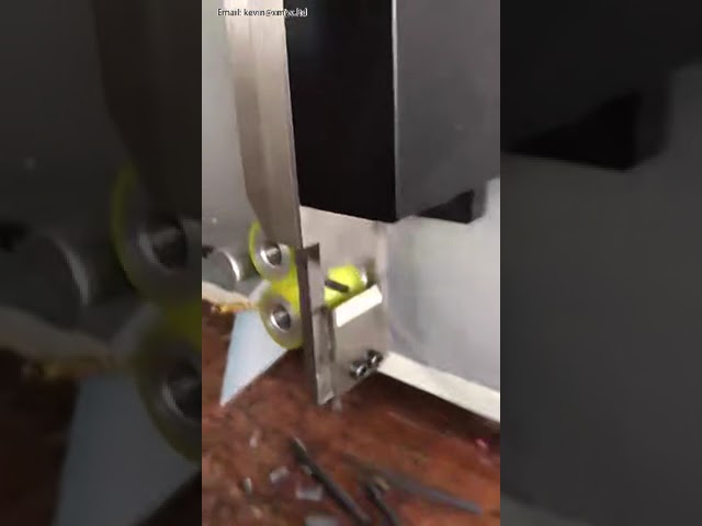 SWT508QG Computer Wire Pipe Sleeving Cutting Machine Automatic for Silica Plastic PVC Wire Tube Cabl