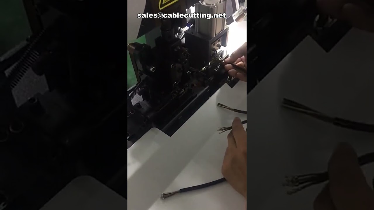 Terminal Crimp Machine With Stripping For Pvc,Electric Cable,Bv Hardlines,Bvr Softlines, Electric Ca