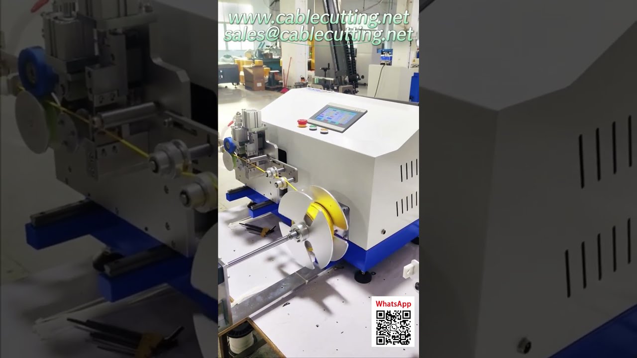 Automatic Flat Cable Winding Machine with Auto Cut and Metering