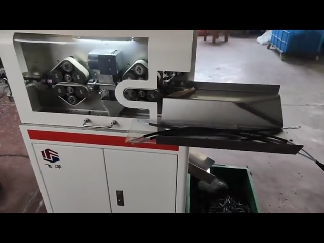 Double Line Multi Core Sheathing Wire Stripping Machine LY 908A 908B Touch Screen Internal External