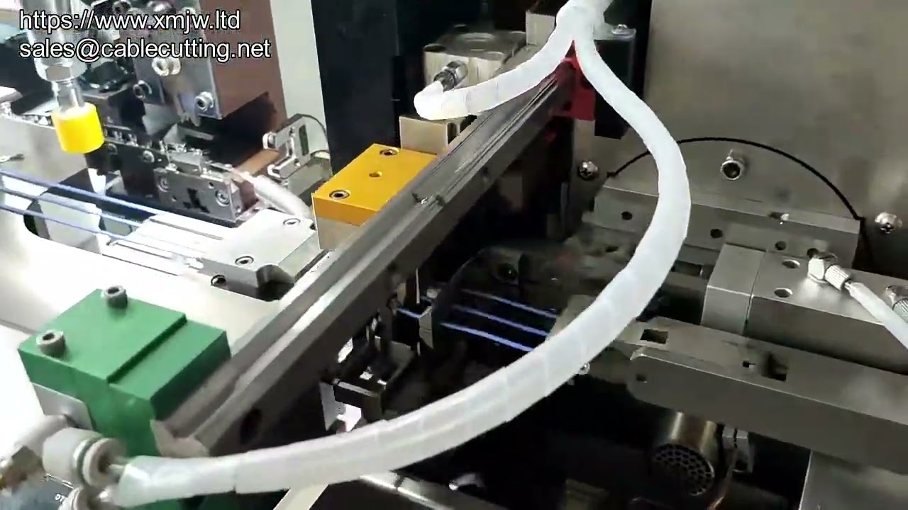 Fully Automatic Inserting Plug Shell Terminal Crimping Wire Tin Dipping Machine