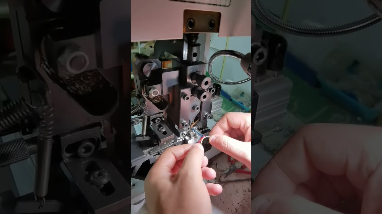 Continuous Strip Terminal Machine Horizontal #machine #cablewirestrippingmachine #factory #tools