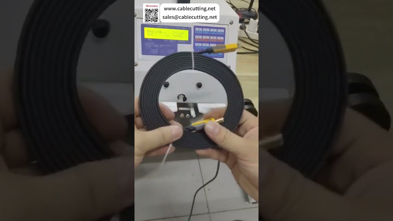 Data Cable Winding and Arranging Machine For Beautiful Organized Wire Packaging Manufacturing