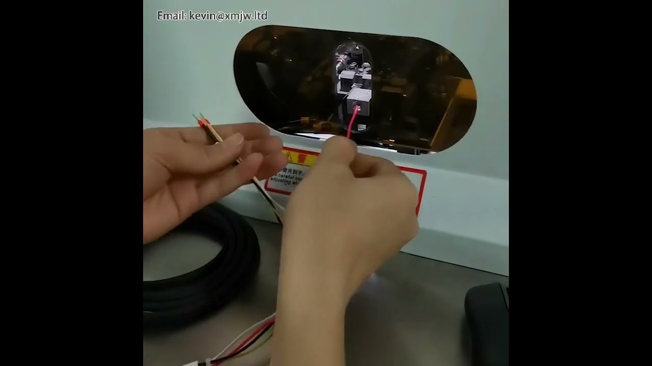 Sheath multi core wire peeling and twisting wire threading number tube printing and crimping needle