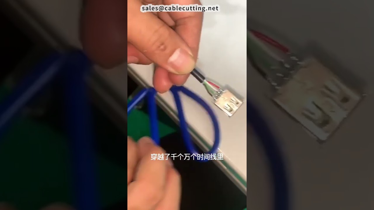 Semi Automatic Soldering Machine for USB A Female Connectors Versatile