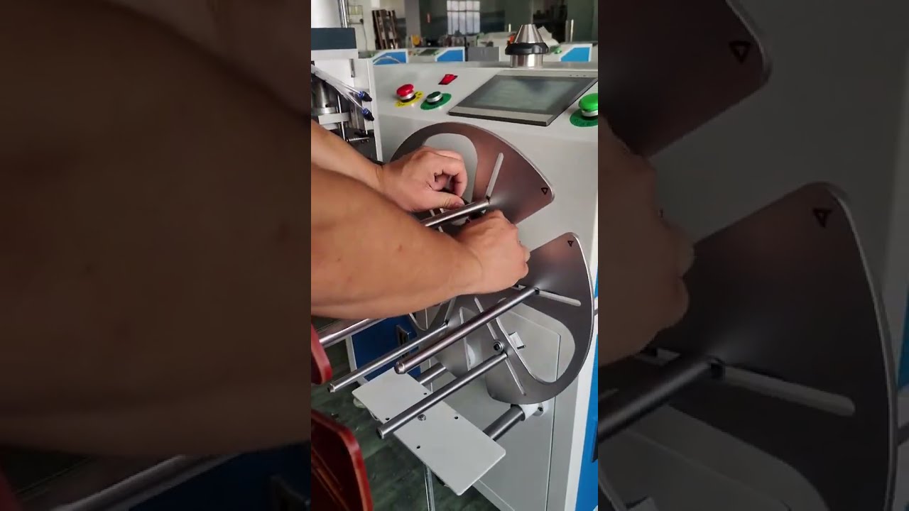 190  Efficient Large to Small Roll Rewinder with Precise Metering & Neat Winding