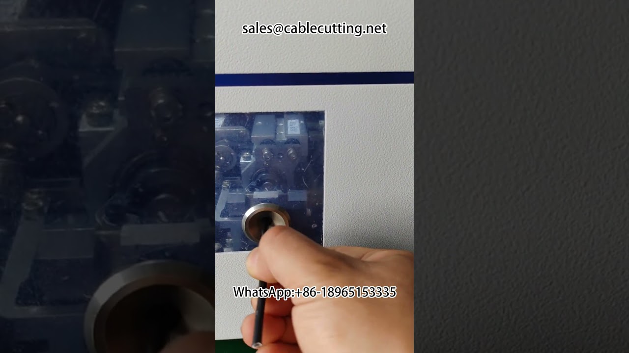 Tubular terminal crimping machine #pre insulated tubular terminal crimping machine #stripping machin