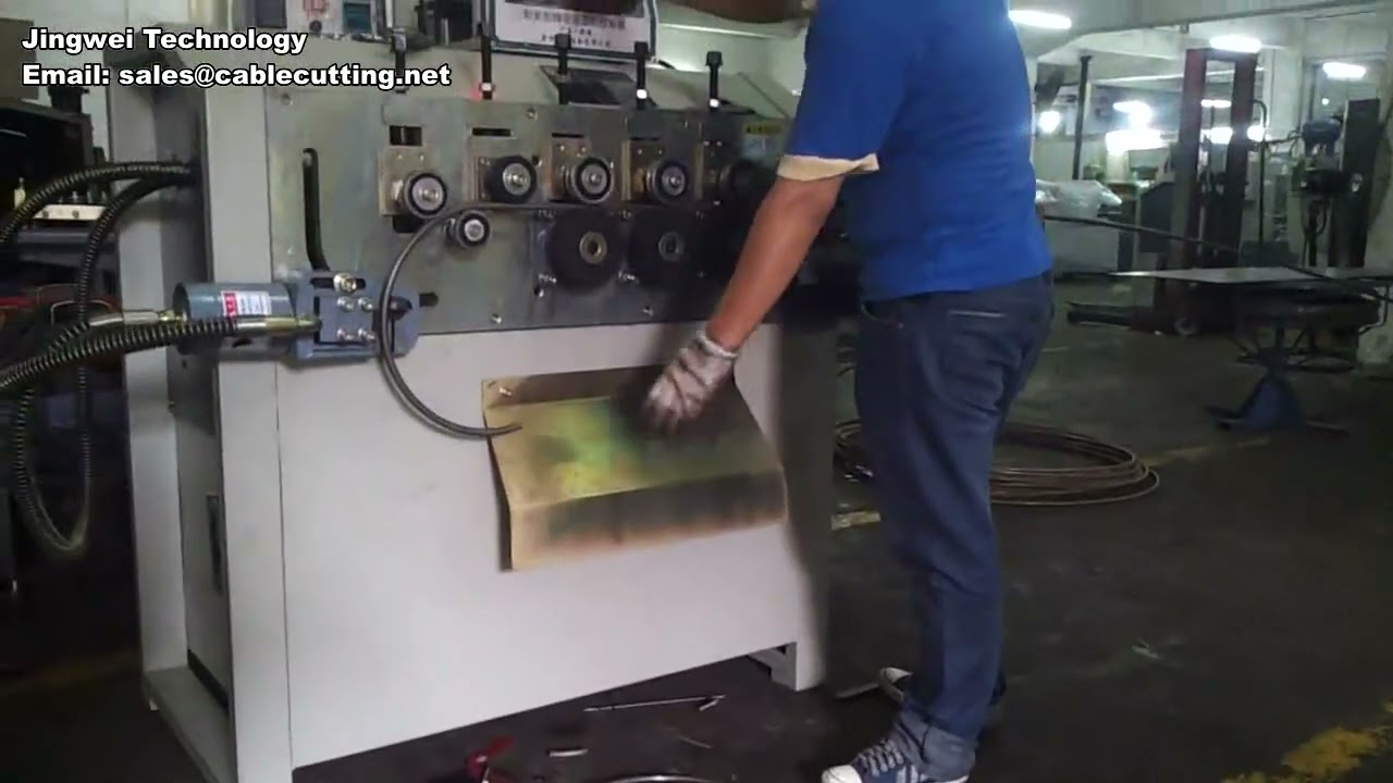 3x30 Flat Steel Ringing Machine, Fine Workmanship Horizontal Ringing Machine