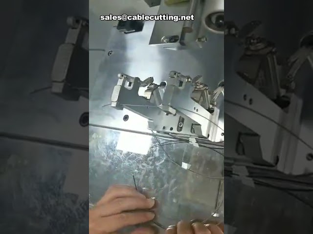 Position Wire Cable Half Folding Stickers Machine Wire Labeling Plastic Tube Making For Car Motor Ca