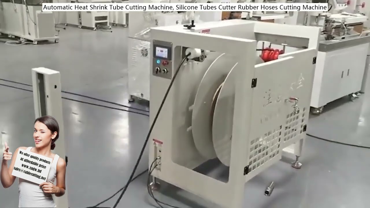 Automatic Heat Shrink Tube Cutting Machine, Silicone Tubes Cutter Rubber Hoses Cutting Machine