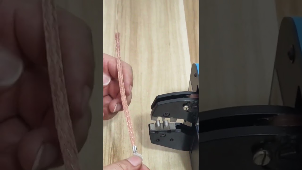 16M Pneumatic Terminal Crimping Machine for Solar Panel Wire Harnesses #factory #machine