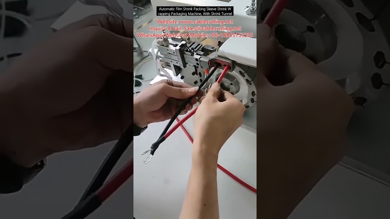 Automatic Film Shrink Packing Sleeve Shrink Wrapping Packaging Machine, With Shrink Tunnel