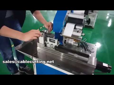 cable label printer and wire labeling machine WPM-6130